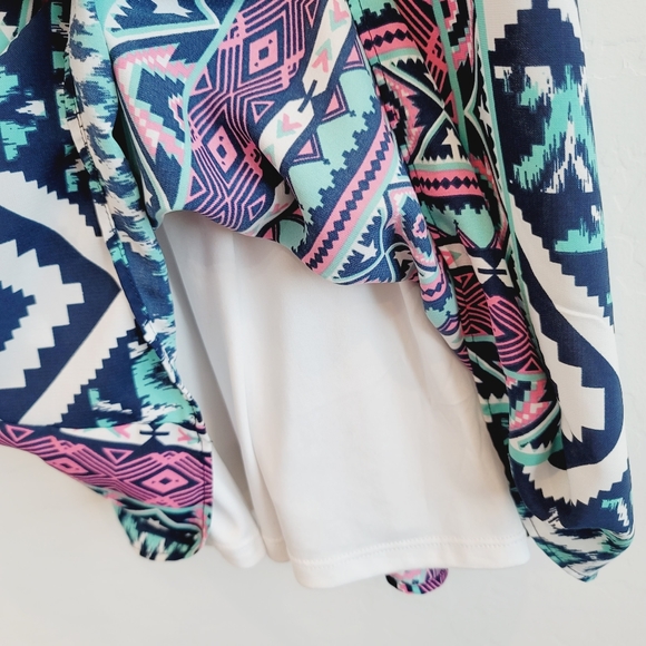 Silvergate Aztec Print Colorful Mini Dress Large - Picture 5 of 13